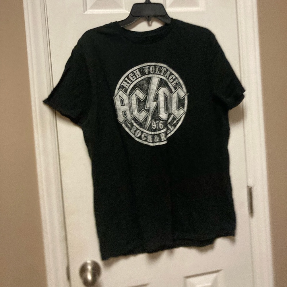 L Black AC/DC T-Shirt